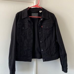 Levi’s denim/jean jacket, black, L